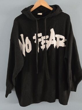 No Fear x H&M Knit Hoodie Ladies Large